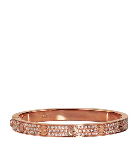 cartier bracelet rose gold|cartier diamond bracelet rose gold.